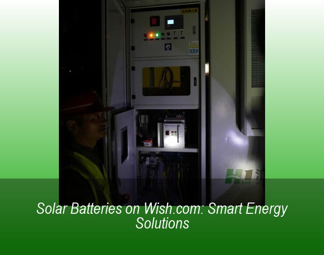 Solar Batteries on Wish.com: Smart Energy Solutions